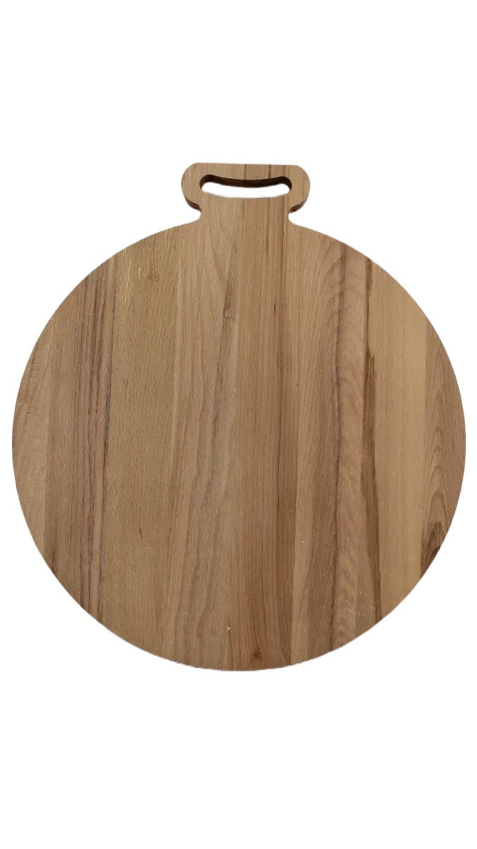 Gepersonaliseerde borrelplank rond
