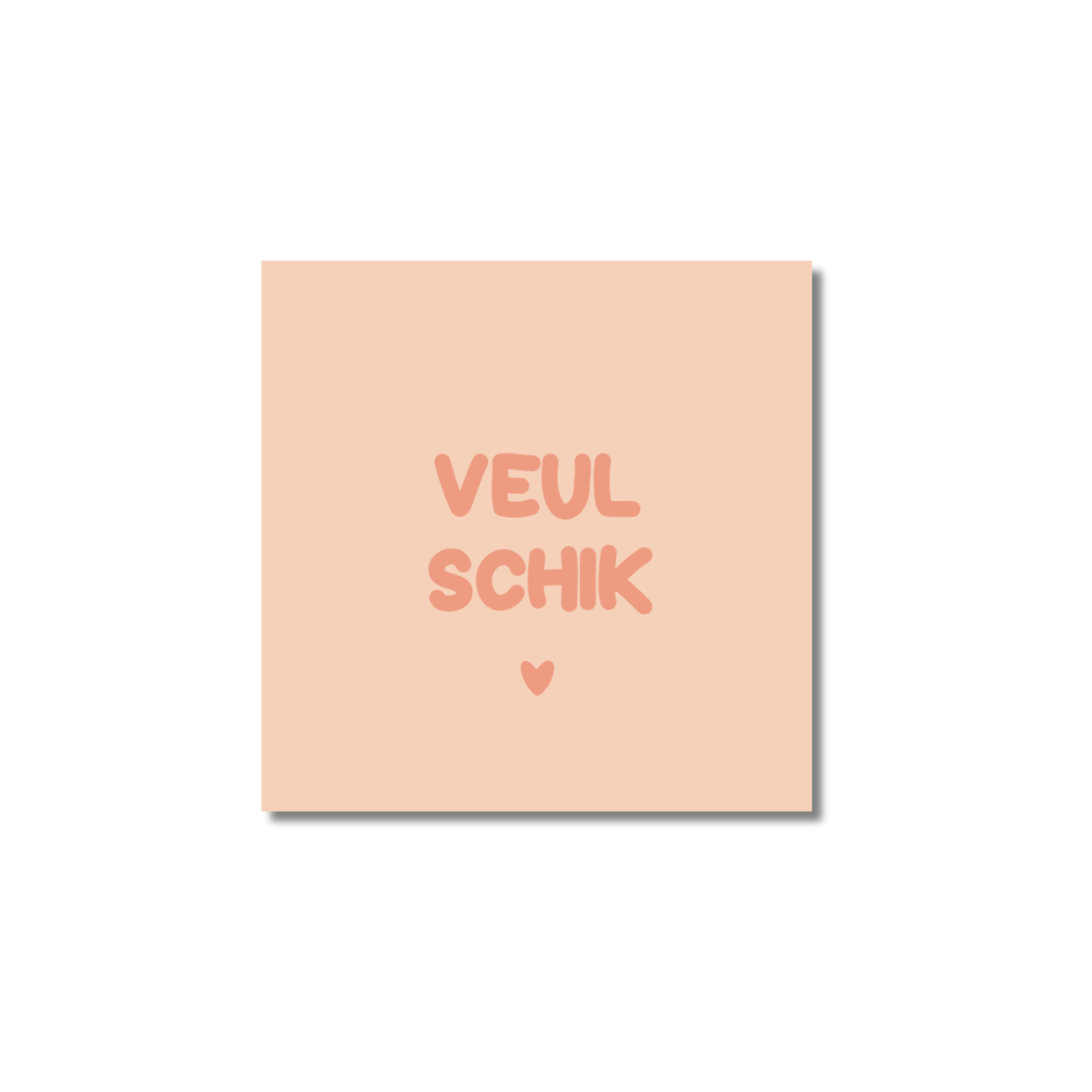 Ansichtkaart Venrays dialect | Veul schik