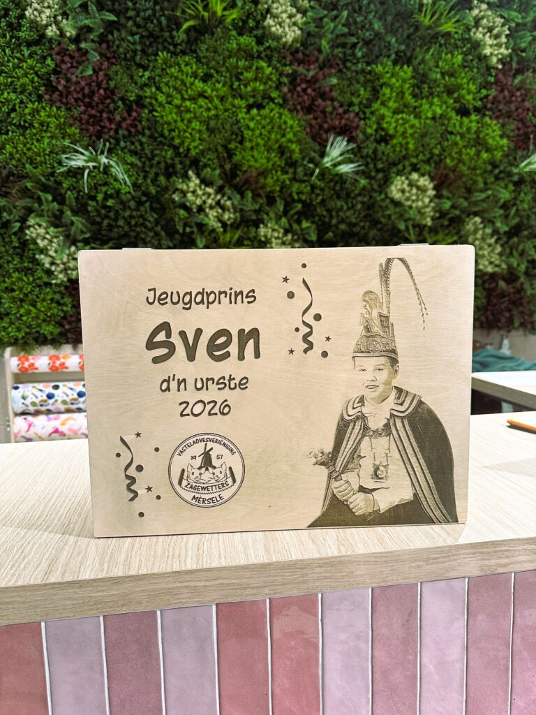 Memorybox op maat bij TOEF