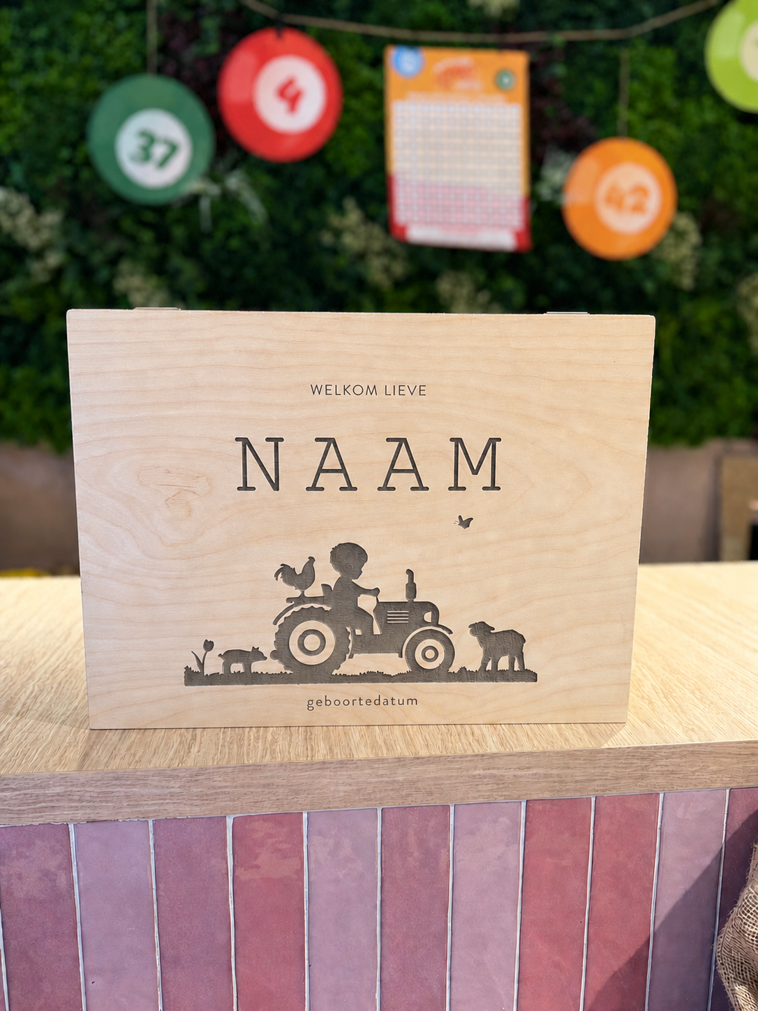 Memorybox - Stoer tractor ontwerp