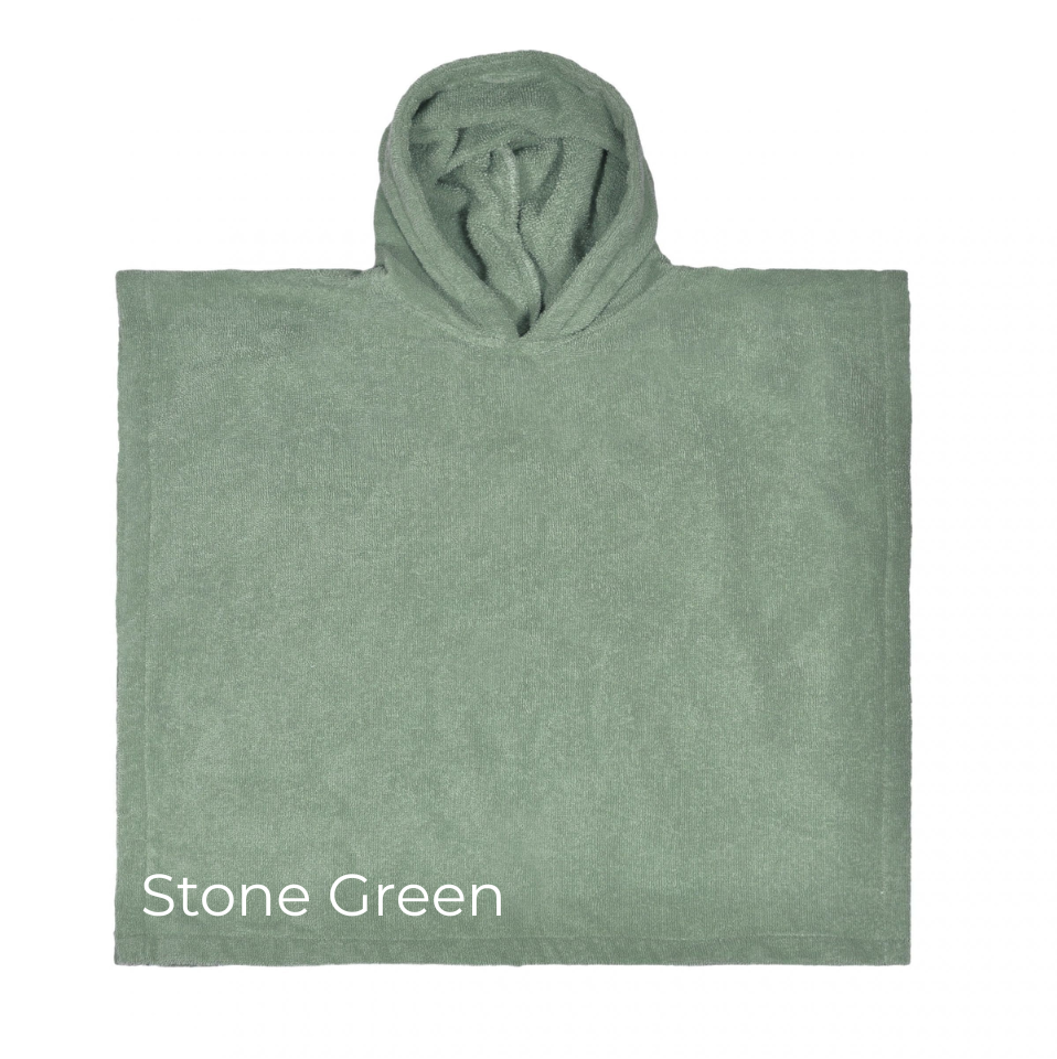 Poncho Stone Green
