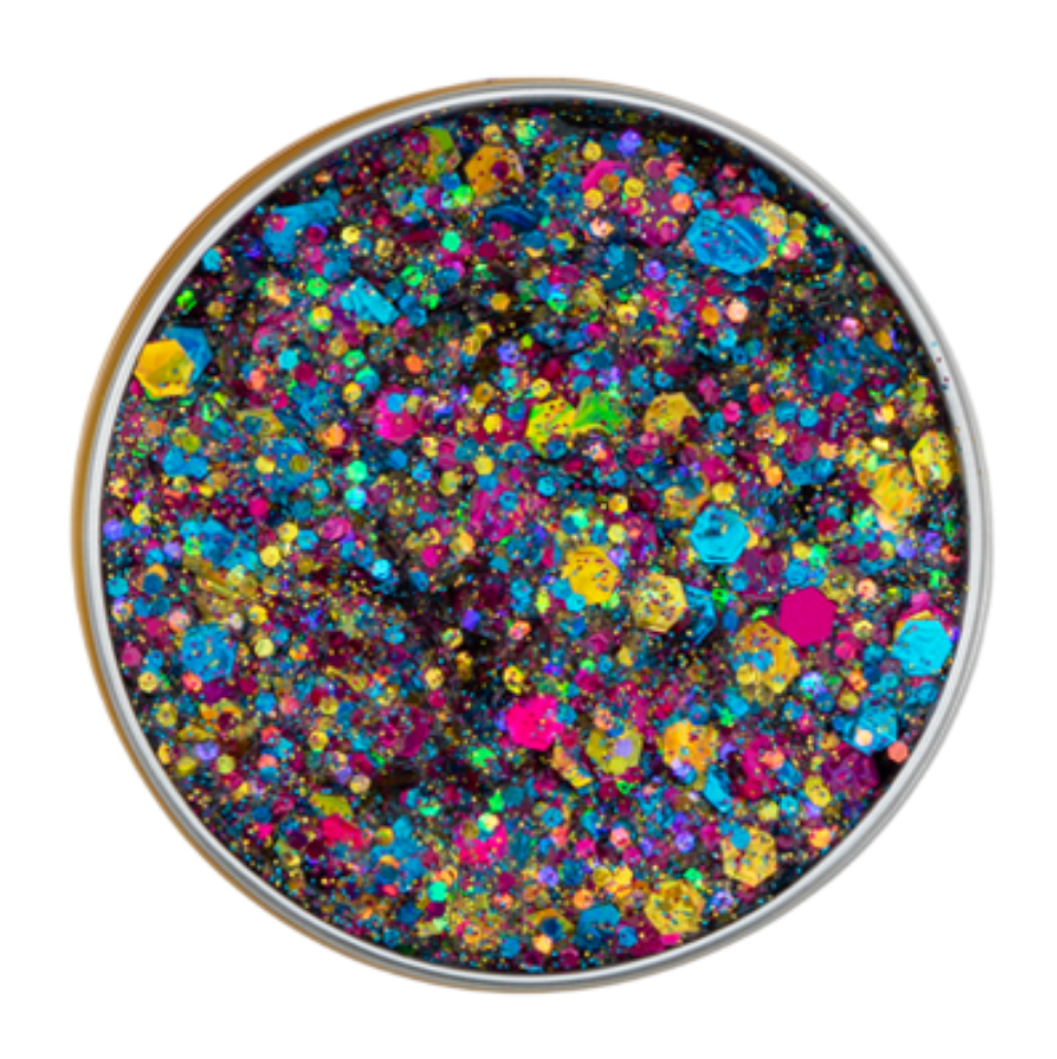 Candy World glitters van x-sins voor gezicht, lichaam en haar