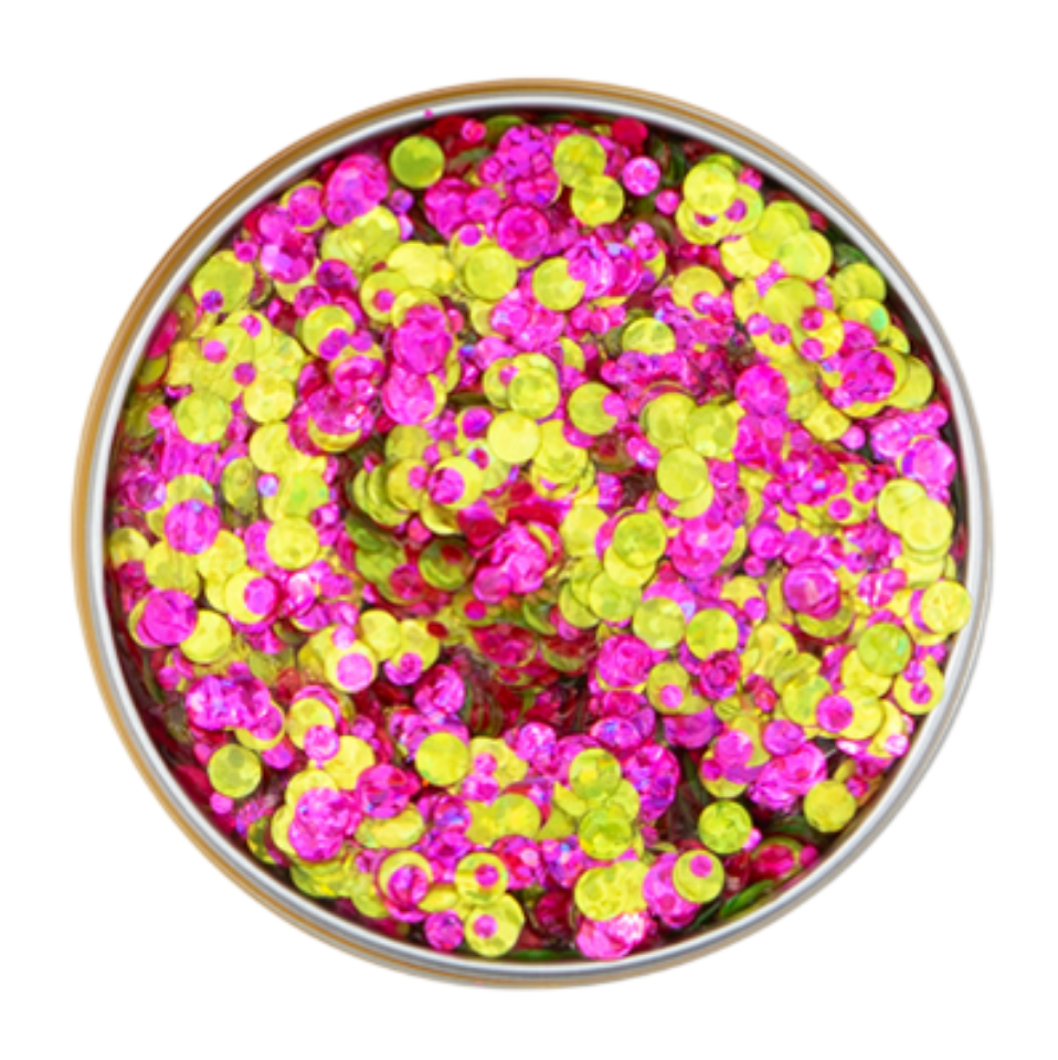 Dottie Happy Spring glitters van x-sins voor gezicht, lichaam en haar